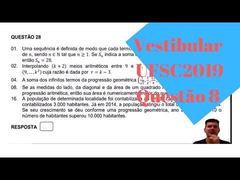 Thumbnail da aula: 18. Vestibular UFSC 2019-1 Questão 8