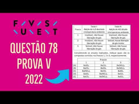Thumbnail da aula: FUVEST 2022 | QUESTÃO 78 | PROVA V