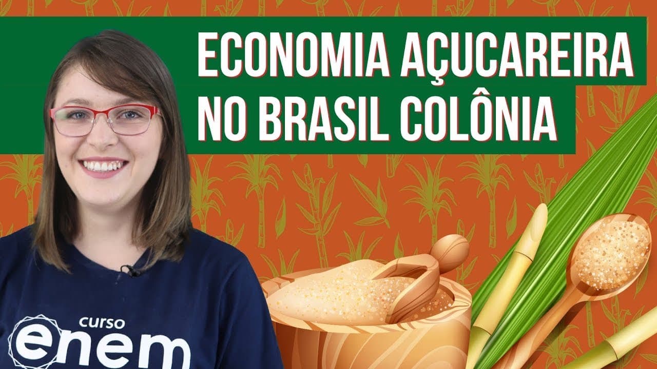 Thumbnail: A ECONOMIA AÇUCAREIRA NO BRASIL COLÔNIA | Resumo de História para o Enem