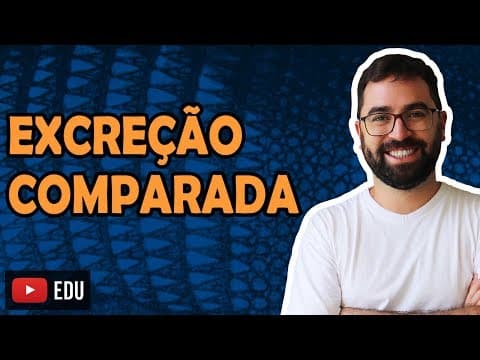 Thumbnail da aula: Excreção Comparada (Fisiologia Animal) - Aula 36 - Módulo VI: Zoologia | Prof. Gui