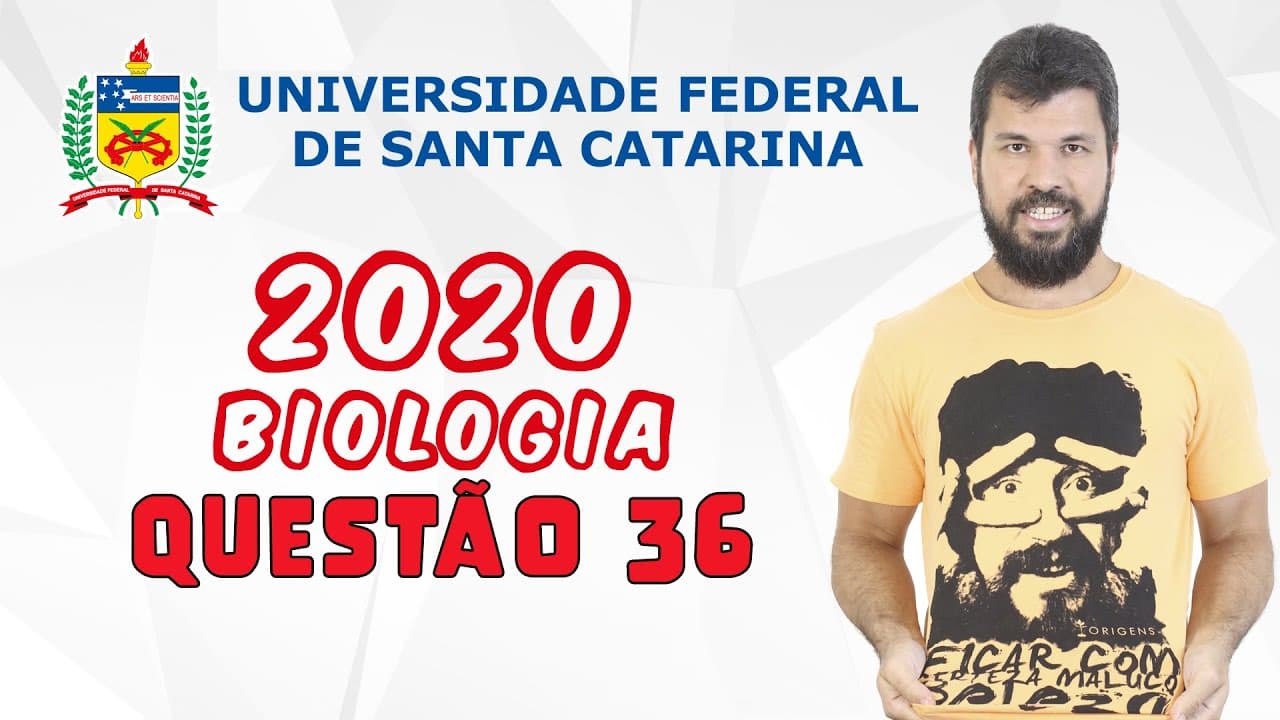 Thumbnail: UFSC 2020 - Questão 36 - No Brasil a importância dos vegetais pode ser medida de várias formas