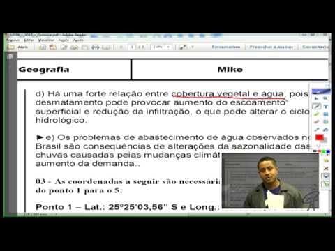 Thumbnail da aula: Comentários e resolução da prova do vestibular UFPR 2014/2015