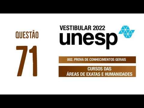Thumbnail da aula: Unesp 2022 | Exatas e Humanidades | Questão 71