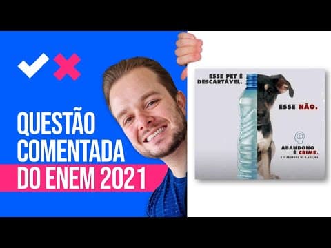 Thumbnail da aula: QUESTÃO ENEM 2021 - Eu errei uma das mais fáceis do ENEM 2021