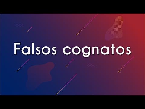 Thumbnail da aula: Falsos cognatos - Brasil Escola