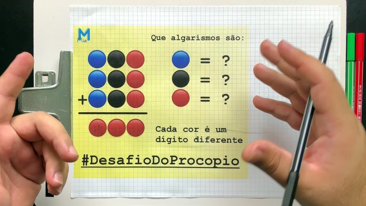 Thumbnail: 🤯 OBMEP ⭐️ Descubra os Algarismos 👉🏻 Você Consegue Resolver?