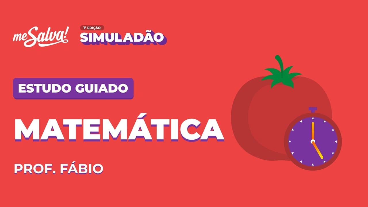 Thumbnail: Estudo Guiado: Matemática II | SIMULADÃO ENEM 2021 | Me Salva! ENEM | #simuladaomesalva