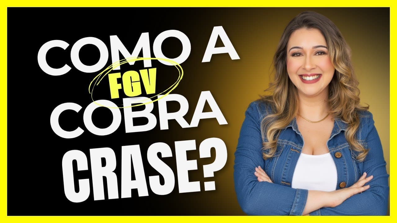 Thumbnail: EXERCÍCIO DE CRASE DA BANCA FGV - Professora Pamba
