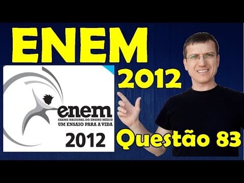 Thumbnail da aula: 83 - ENEM 2012 - Física - Termologia - Questão 83 resolvida (Caderno Azul) - Prof. Marcelo Boaro