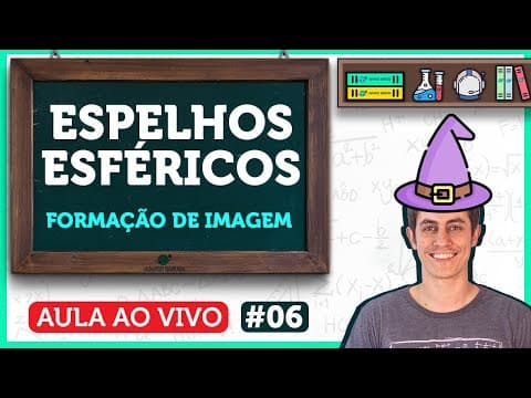 Thumbnail da aula: Espelhos Esféricos: Formação de Imagem | Aula de Física | LIVE006