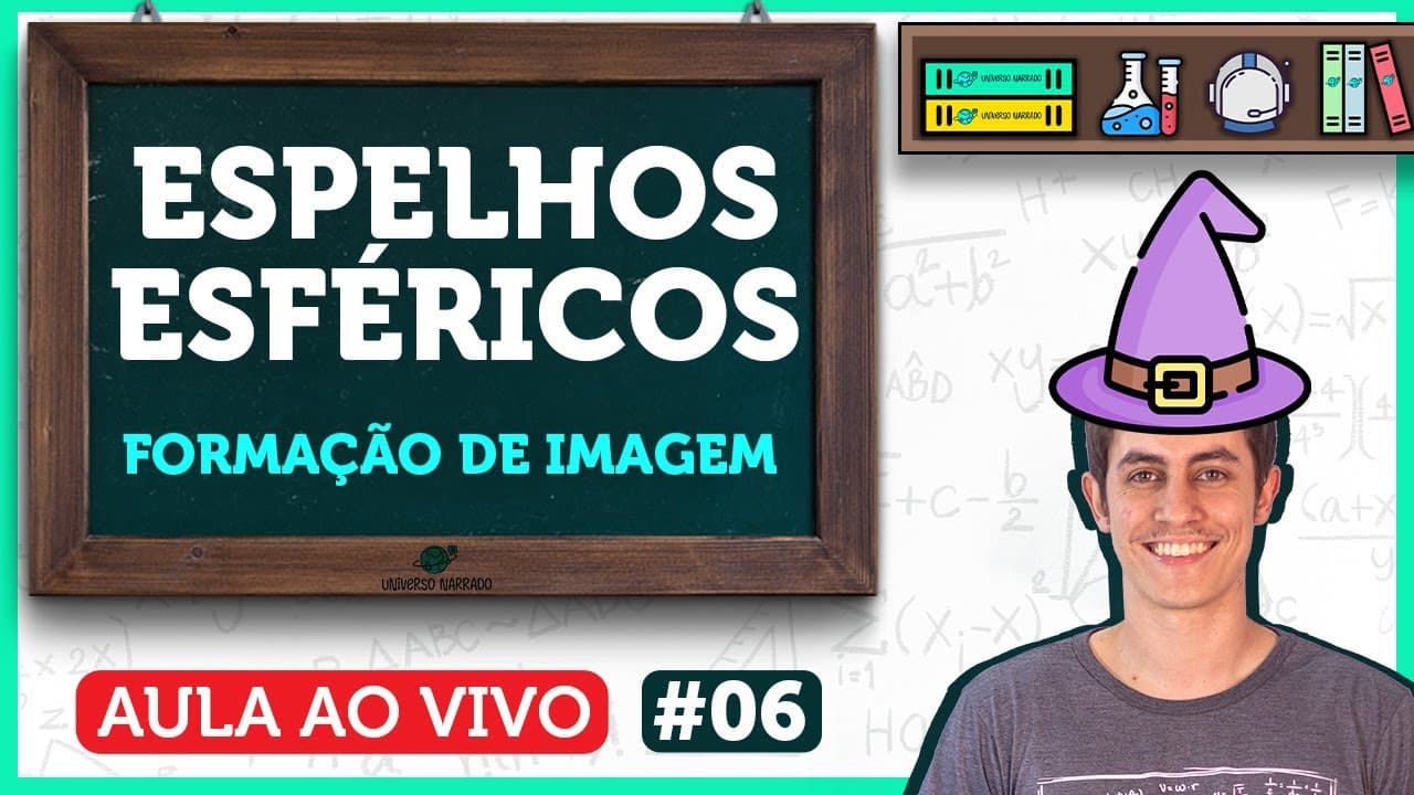 Thumbnail: Espelhos Esféricos: Formação de Imagem | Aula de Física | LIVE006