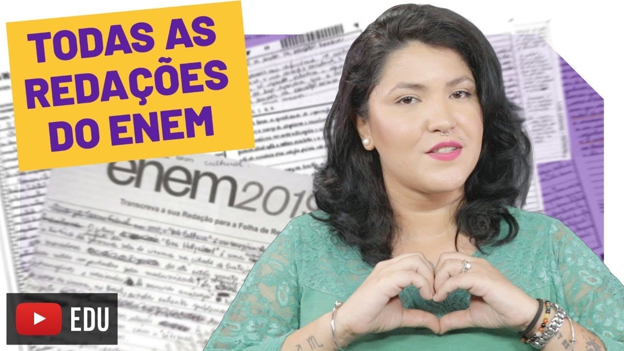 Thumbnail: Redação do ENEM | Todos os temas que já caíram