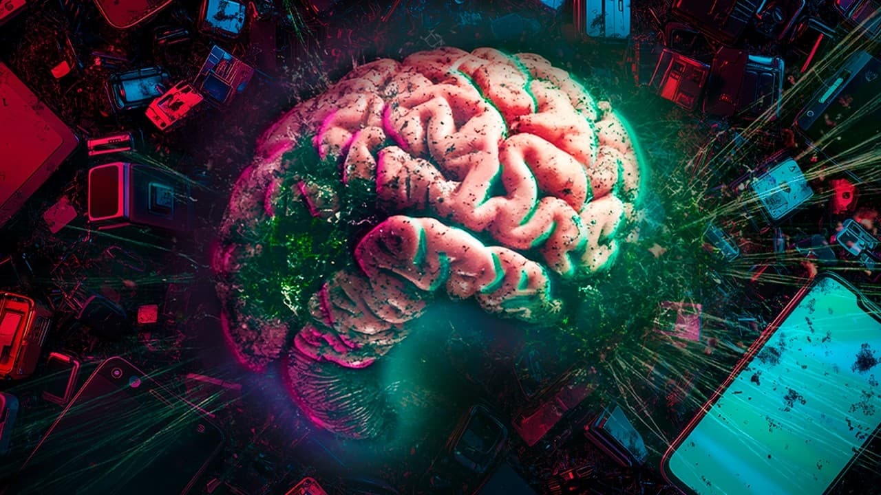 Thumbnail: Como o “BRAIN ROT” está destruindo o cérebro dos estudantes