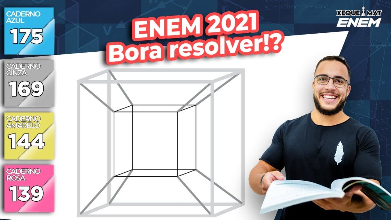 Thumbnail: 🟣 Questão 175 - Caderno Azul | Geometria Espacial | MATEMÁTICA ENEM 2021