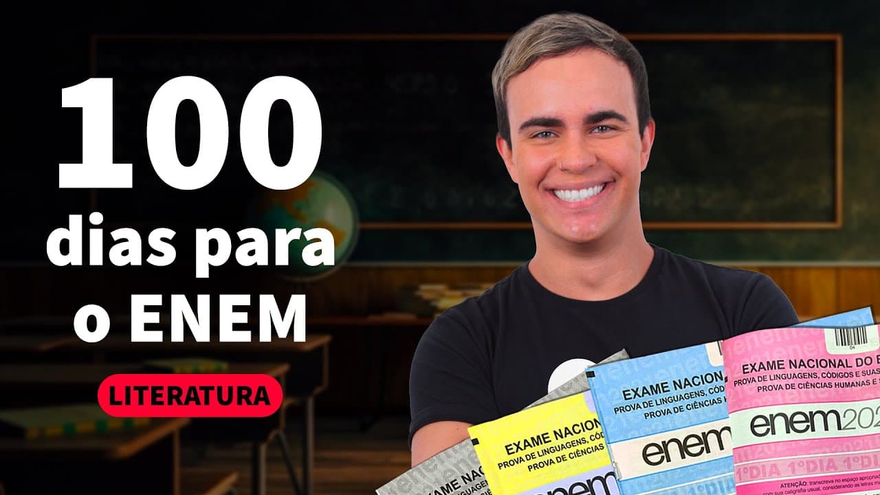 Thumbnail: LITERATURA PARA O ENEM 2024 | ASSUNTOS QUE MAIS CAEM NA PROVA | ProEnem