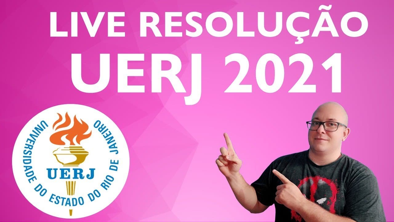 Thumbnail: Resolução Química UERJ 2021 - Prova de 18/07/2021