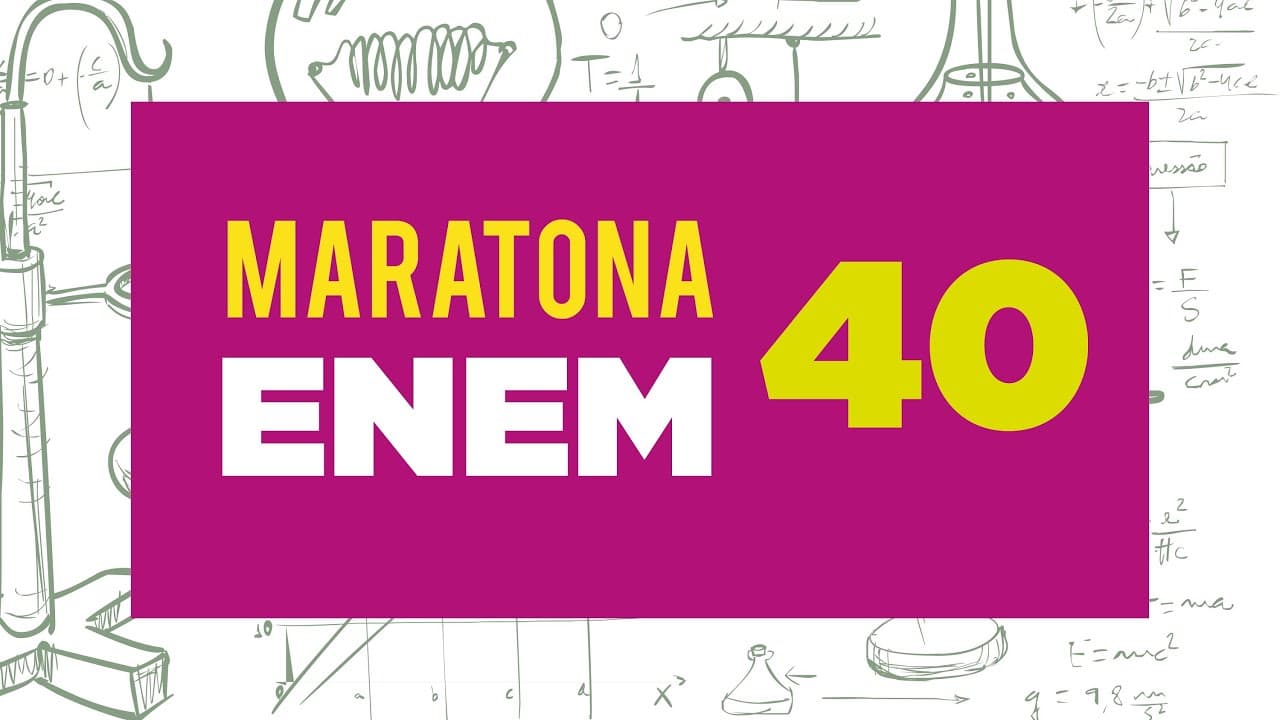 Thumbnail: Maratona ENEM - Dica 40 - eletromagnetismo - indução eletromagnética - lei de Faraday Lenz