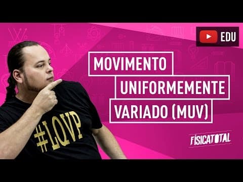 Thumbnail da aula: Movimento Retilineo e Uniformemente Variado | MUV | AFA e ENEM
