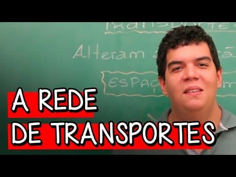 Thumbnail da aula: A Rede de Transportes - Extensivo Geografia | Descomplica