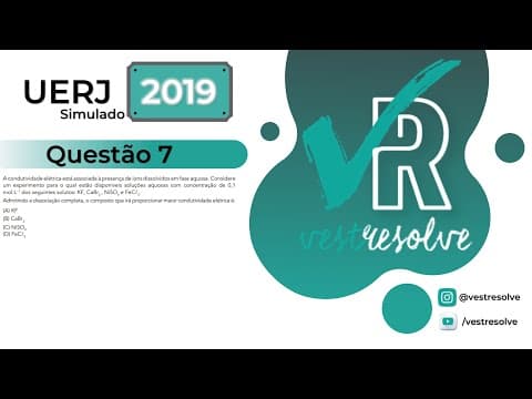 Thumbnail da aula: Química - Uerj 2019 Simulado - Questão 7