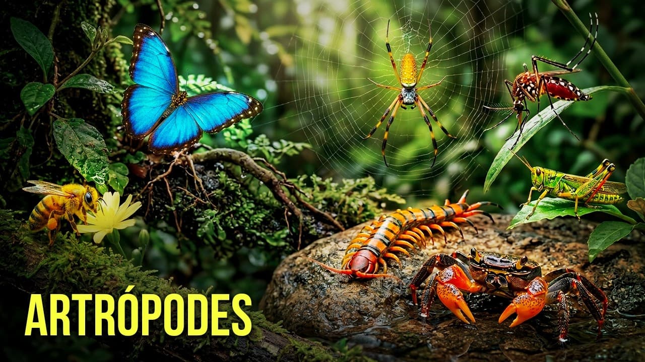 Thumbnail: ARTRÓPODES: Tudo o que você PRECISA saber para não errar no ENEM