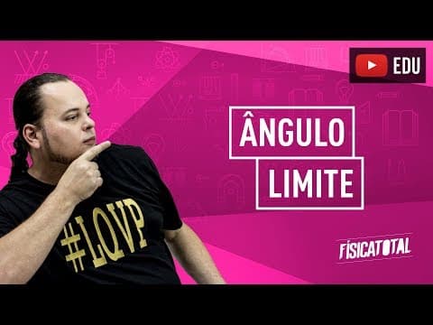 Thumbnail da aula: ângulo limite | reflexão total | ENEM e vestibulares