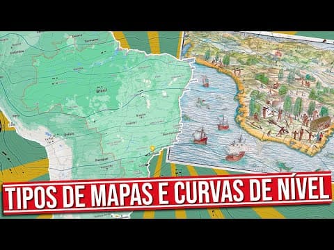 Thumbnail da aula: REPRESENTAÇÕES CARTOGRÁFICAS: MAPAS E CURVAS DE NÍVEL