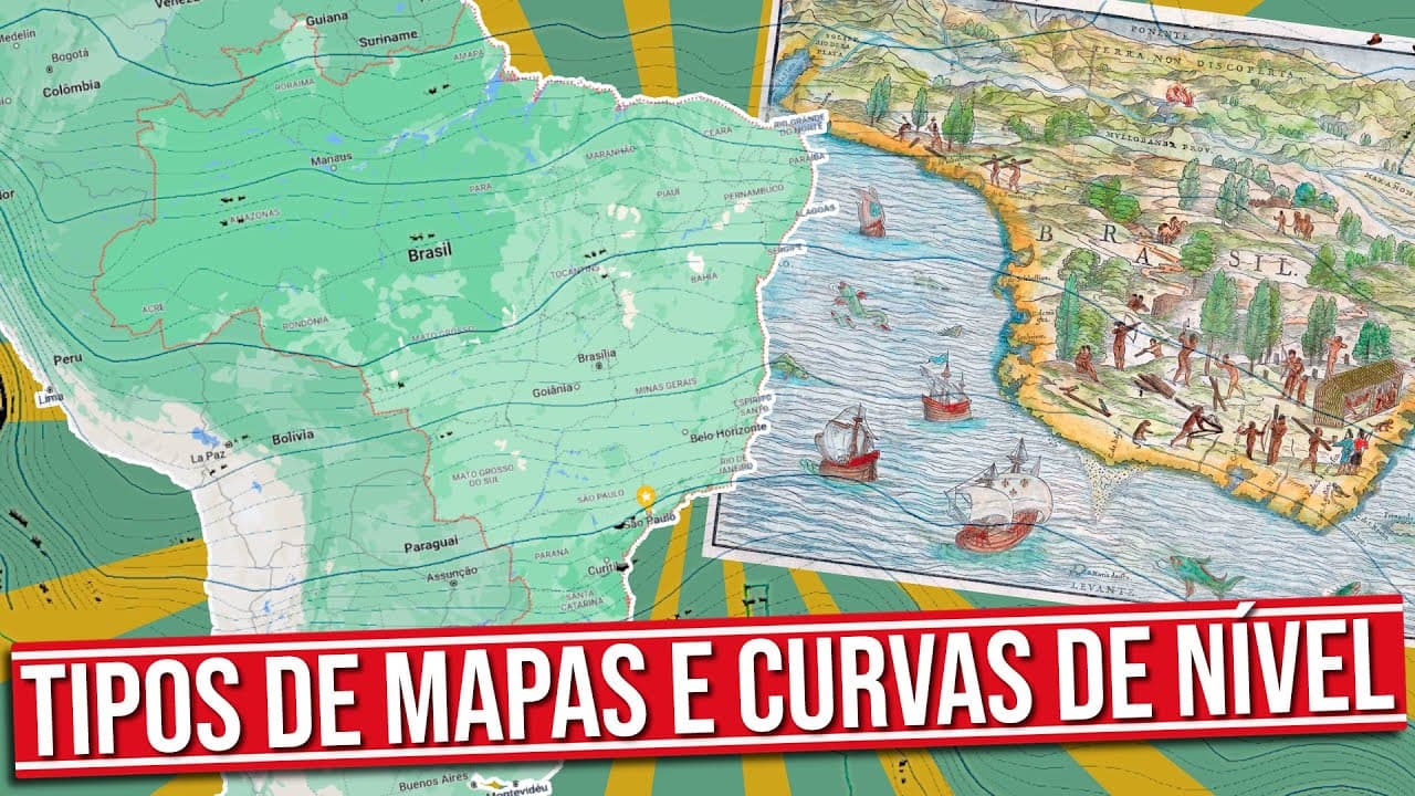 Thumbnail: REPRESENTAÇÕES CARTOGRÁFICAS: MAPAS E CURVAS DE NÍVEL