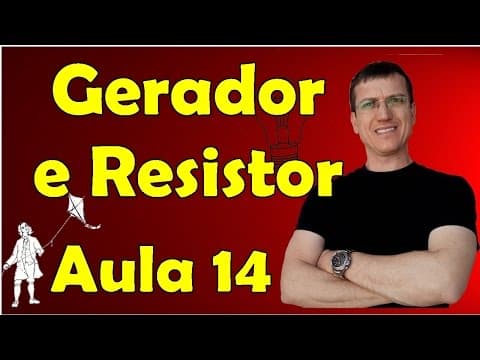 Thumbnail da aula: Circuito gerador-resistor - Eletrodinâmica - Aula 14 - Prof. Marcelo Boaro