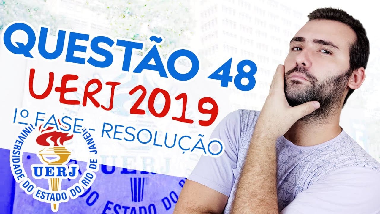 Thumbnail: UERJ 2019 - QUESTÃO 48 DE GEOGRAFIA - RESOLUÇÃO 2° EXAME DE QUALIFICAÇÃO