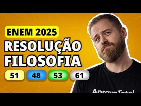 Thumbnail da aula: ENEM 2025 FILOSOFIA – Questão 51 | A credulidade dos ouvintes aumenta o descaramento do narrador