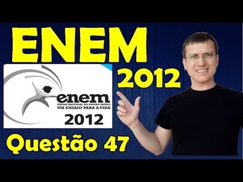 Thumbnail da aula: 47 - ENEM 2012 - Física - Mecânica - Questão 47 resolvida (Caderno Azul) - Prof. Marcelo Boaro