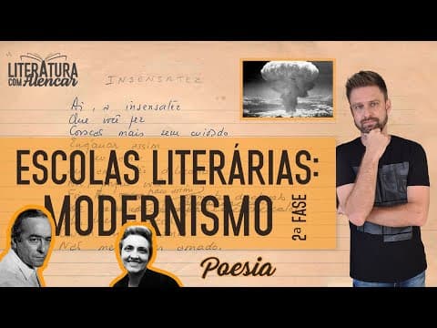 Thumbnail da aula: SEGUNDA FASE DO MODERNISMO - POESIA | Escolas Literárias