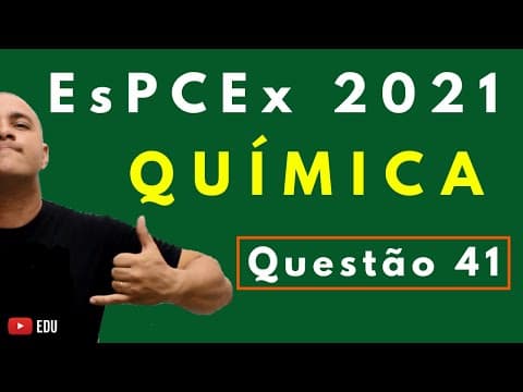 Thumbnail da aula: [Questão Comentada] - EsPCEx 2021 - Tema: EQUAÇÃO DA VELOCIDADE
