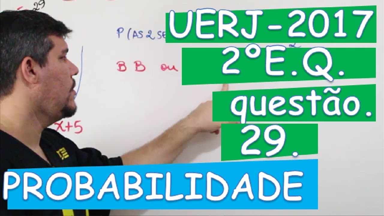 Thumbnail: Questão 29 - UERJ 2017 - 2º Exame de Qualificação