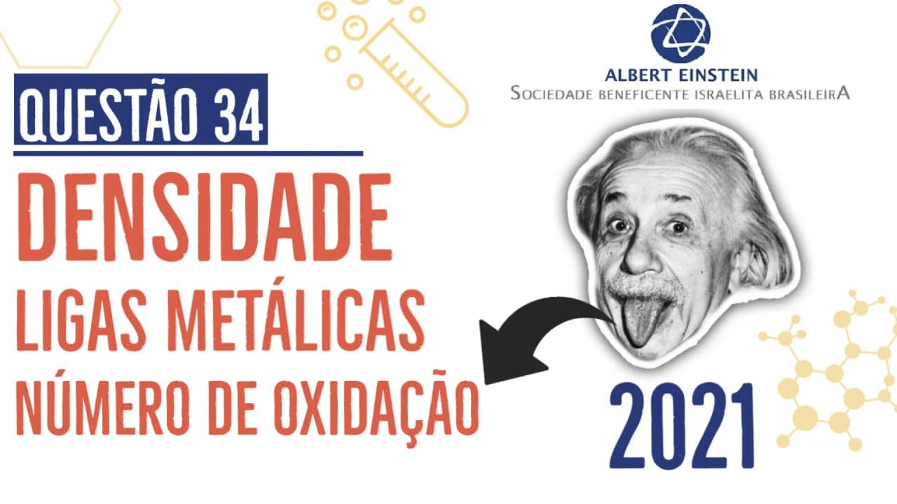 Thumbnail: EINSTEIN 2021 | PROVA I | QUESTÃO 34