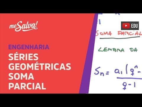 Thumbnail da aula: Me Salva! SER03 - Séries Geométricas: Soma Parcial