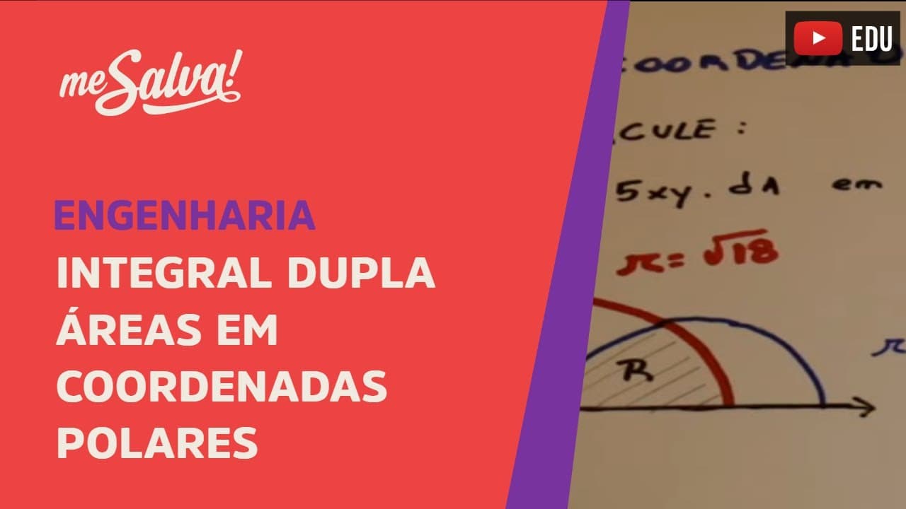 Thumbnail: Me Salva! Integral dupla - Área em coordenadas polares