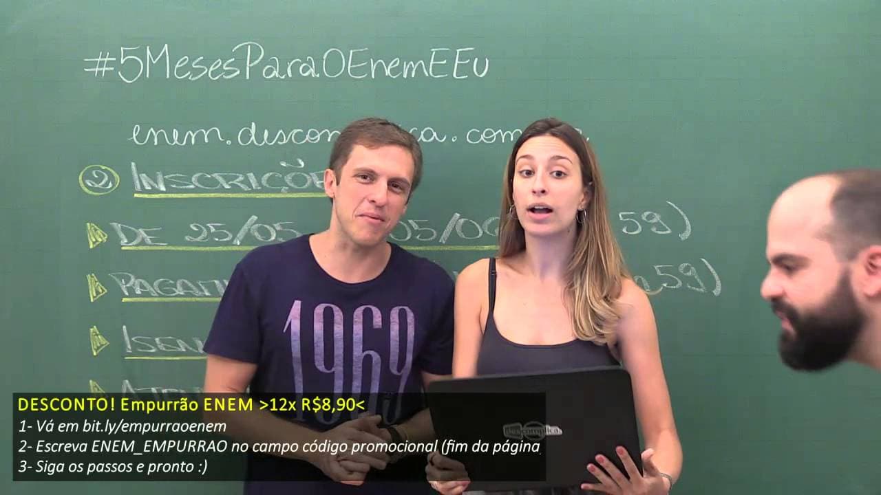 Thumbnail: Aula Grátis - Inscrições para o ENEM já tem data, tire suas dúvidas | Descomplica