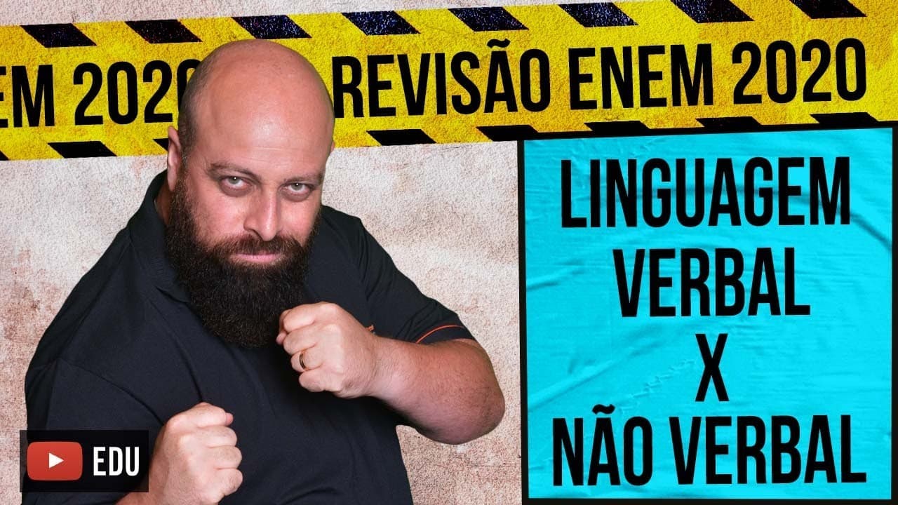 Thumbnail: Linguagem Verbal e Linguagem Não Verbal – Revisão Enem com Prof. Noslen