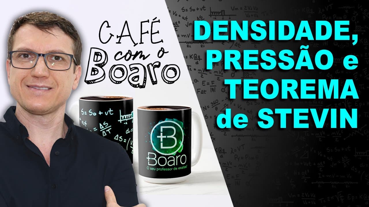 Thumbnail: DENSIDADE, PRESSÃO e TEOREMA de STEVIN - HIDROSTÁTICA - EXERCÍCIOS para REVISÃO de FÍSICA – EXC107