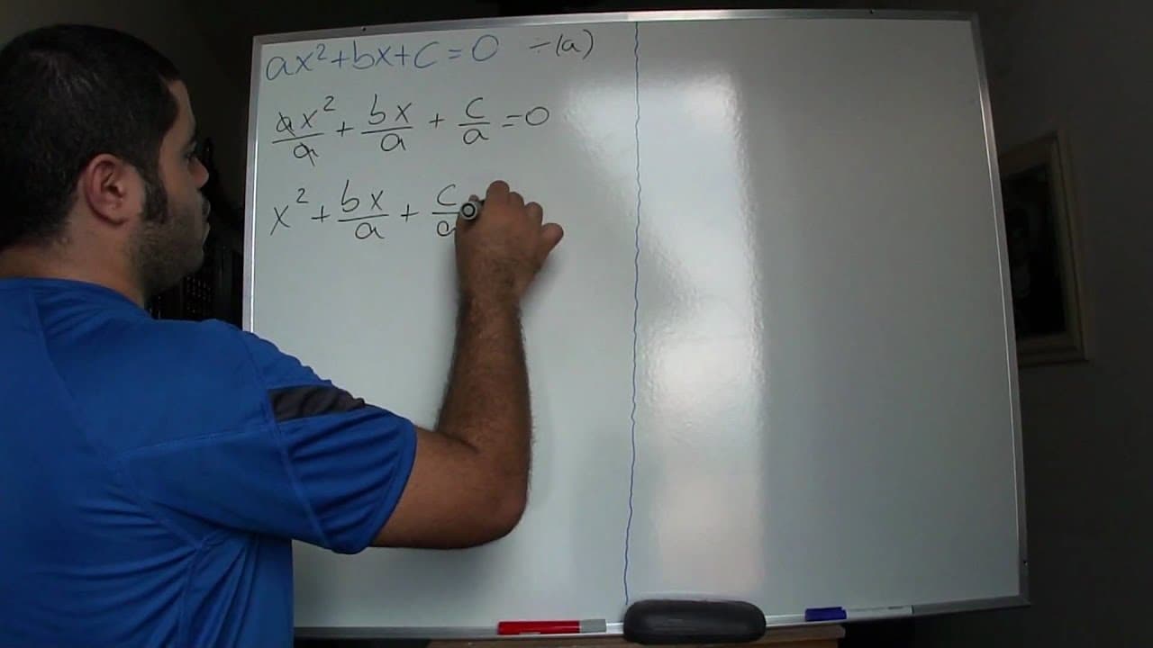 Thumbnail: Demonstração da Fórmula de Bhaskara (Parte 2/2) | Matemática Rio