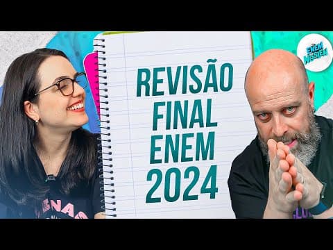 Thumbnail da aula: Revisão Final para o ENEM 2024 Português + Redação [Professor Noslen]