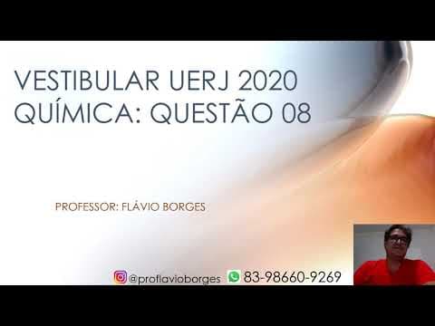 Thumbnail da aula: QUESTÃO 8 DE QUÍMICA DA UERJ (Não cometa este erro em equilíbrio químico)