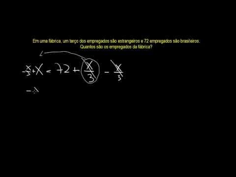 Thumbnail da aula: Equação do 1º Grau - Problema 3