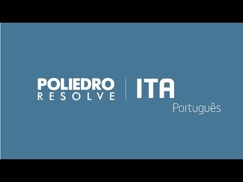 Thumbnail da aula: ITA 2017 - Português