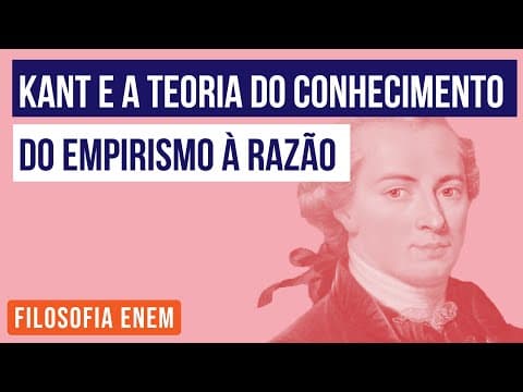 Thumbnail da aula: KANT E A TEORIA DO CONHECIMENTO: do empirismo à razão | Filosofia para o Enem | Ernani Júnior Silva