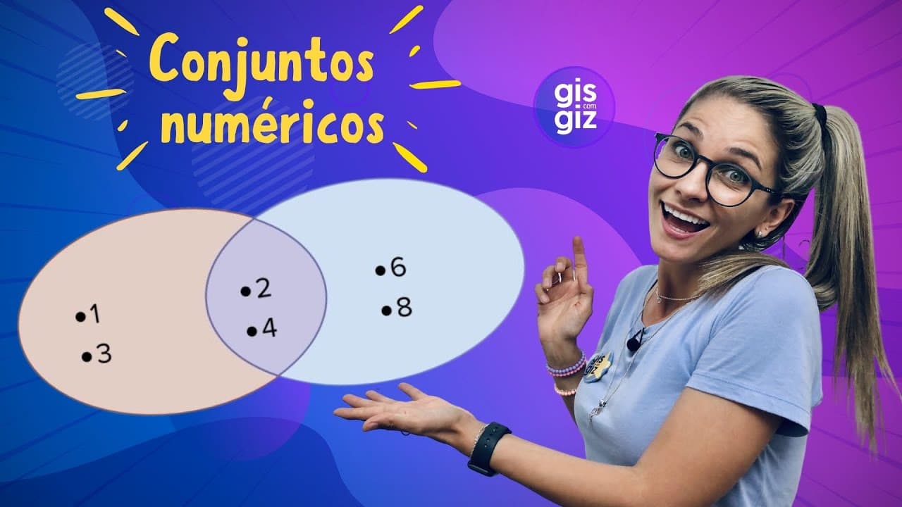 Thumbnail: CONJUNTOS NUMÉRICOS: RELAÇÃO DE PERTINÊNCIA, INCLUSÃO, UNIÃO, INTERSECÇÃO, DIFERENÇA, COMPLEMENTAR