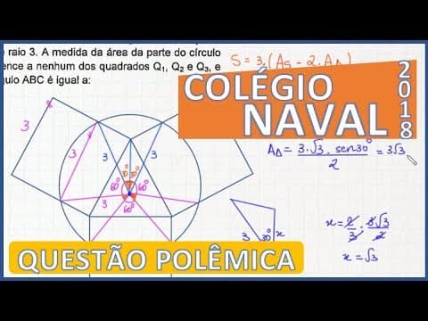 Thumbnail da aula: COLÉGIO NAVAL - QUESTÃO 2 (PROVA AMARELA)