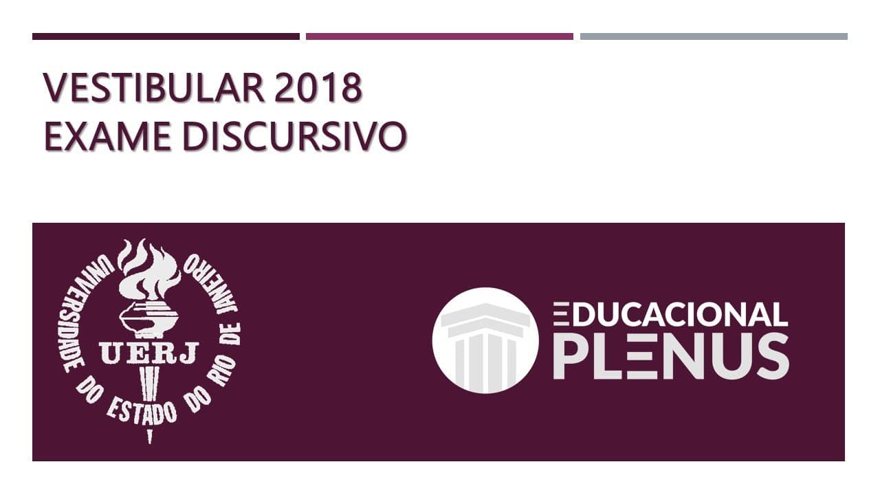 Thumbnail: UERJ - Vestibular 2018 - Exame Discursivo - Q.09 (Matemática)